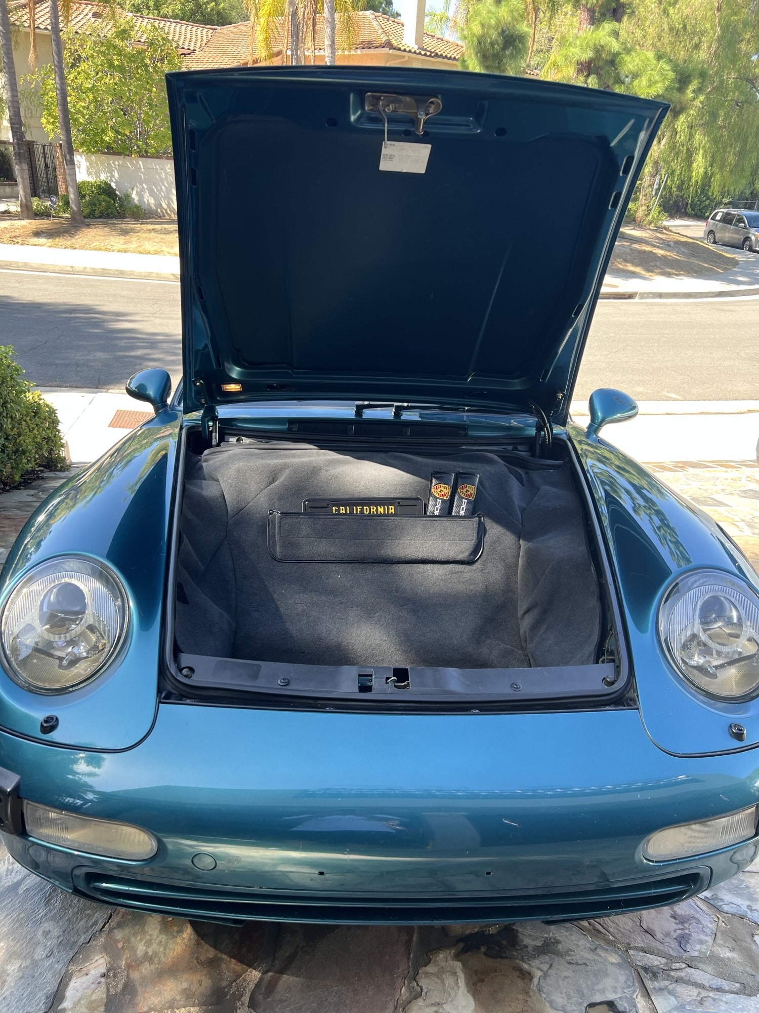 Front trunk open
