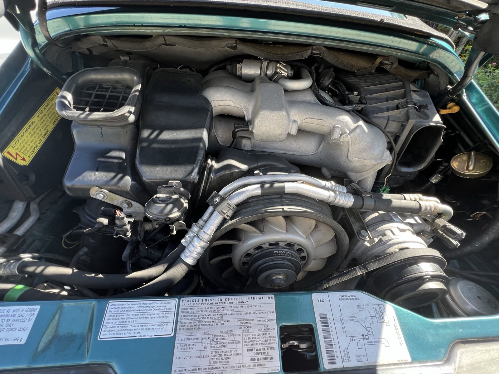 Engine bay detail