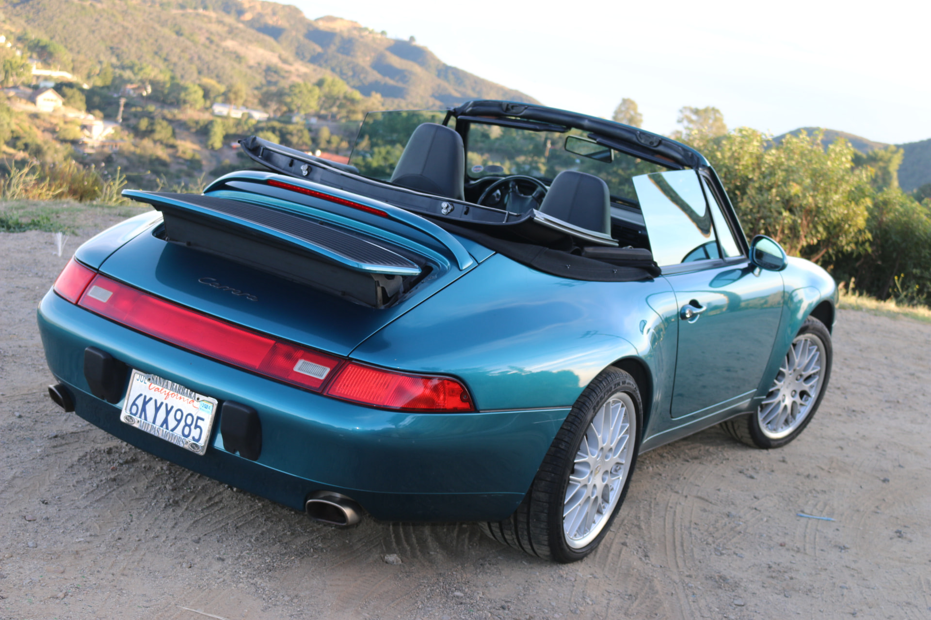 Rear with top down