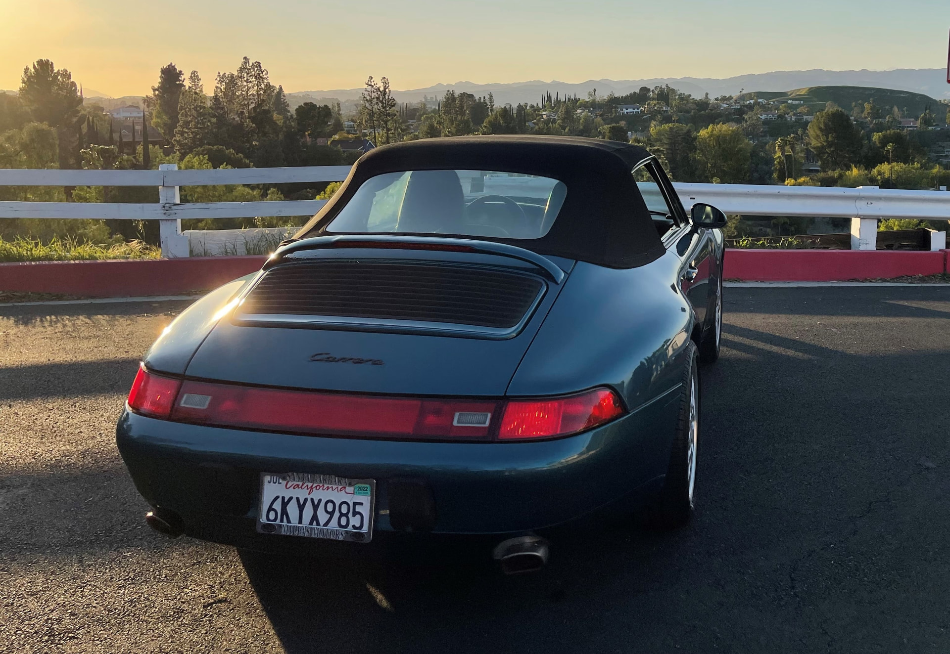 Rear with top up